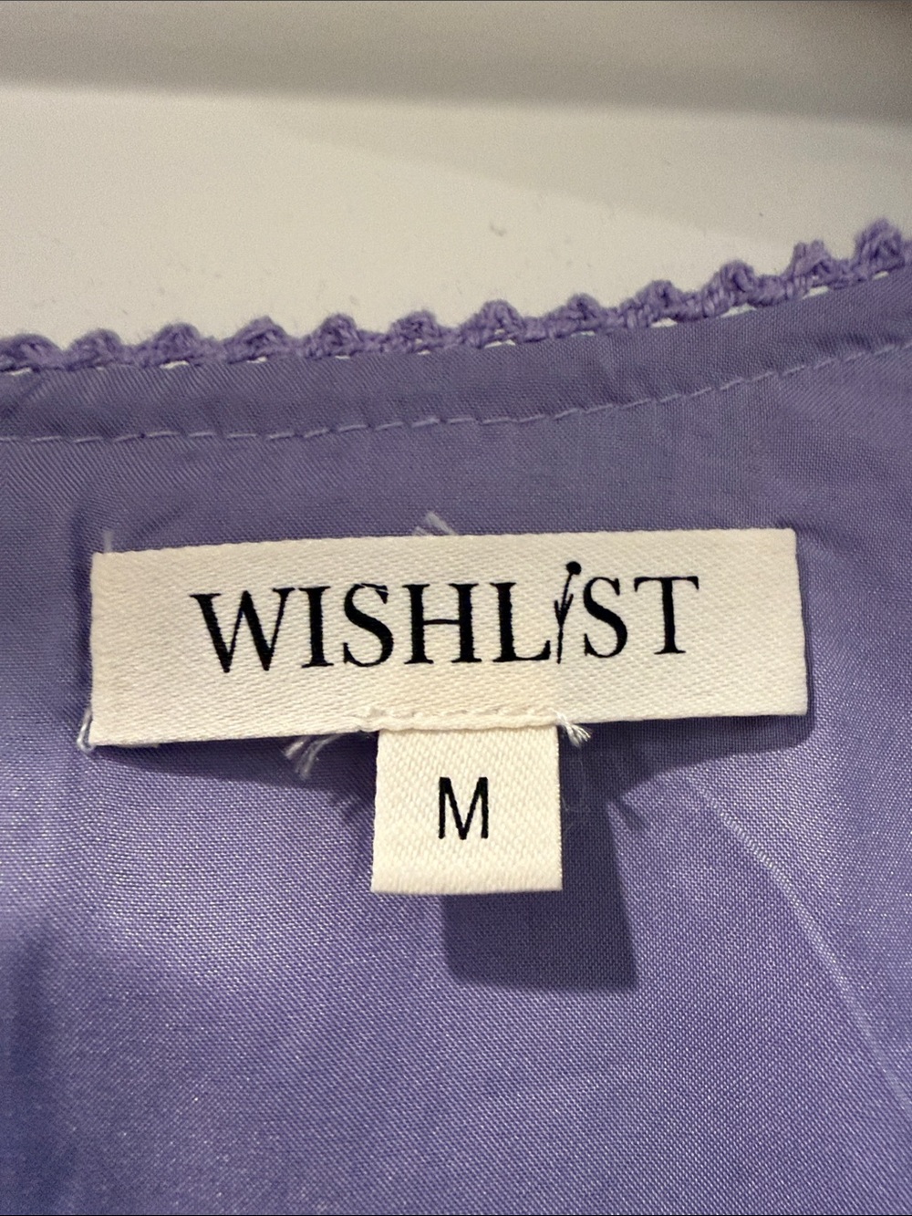 Wishlist Lavender Plaid Puff-Sleeve Casual Dress - Picture 2 of 4